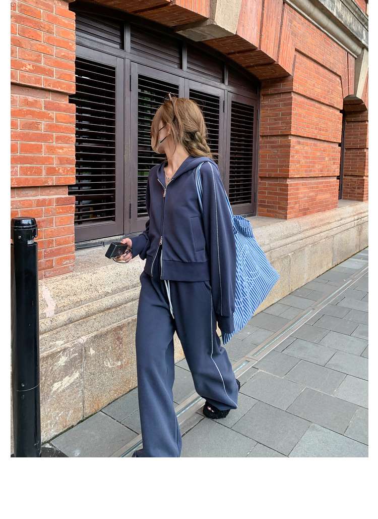 レディース リラックスワイドレッグスウェットパンツ