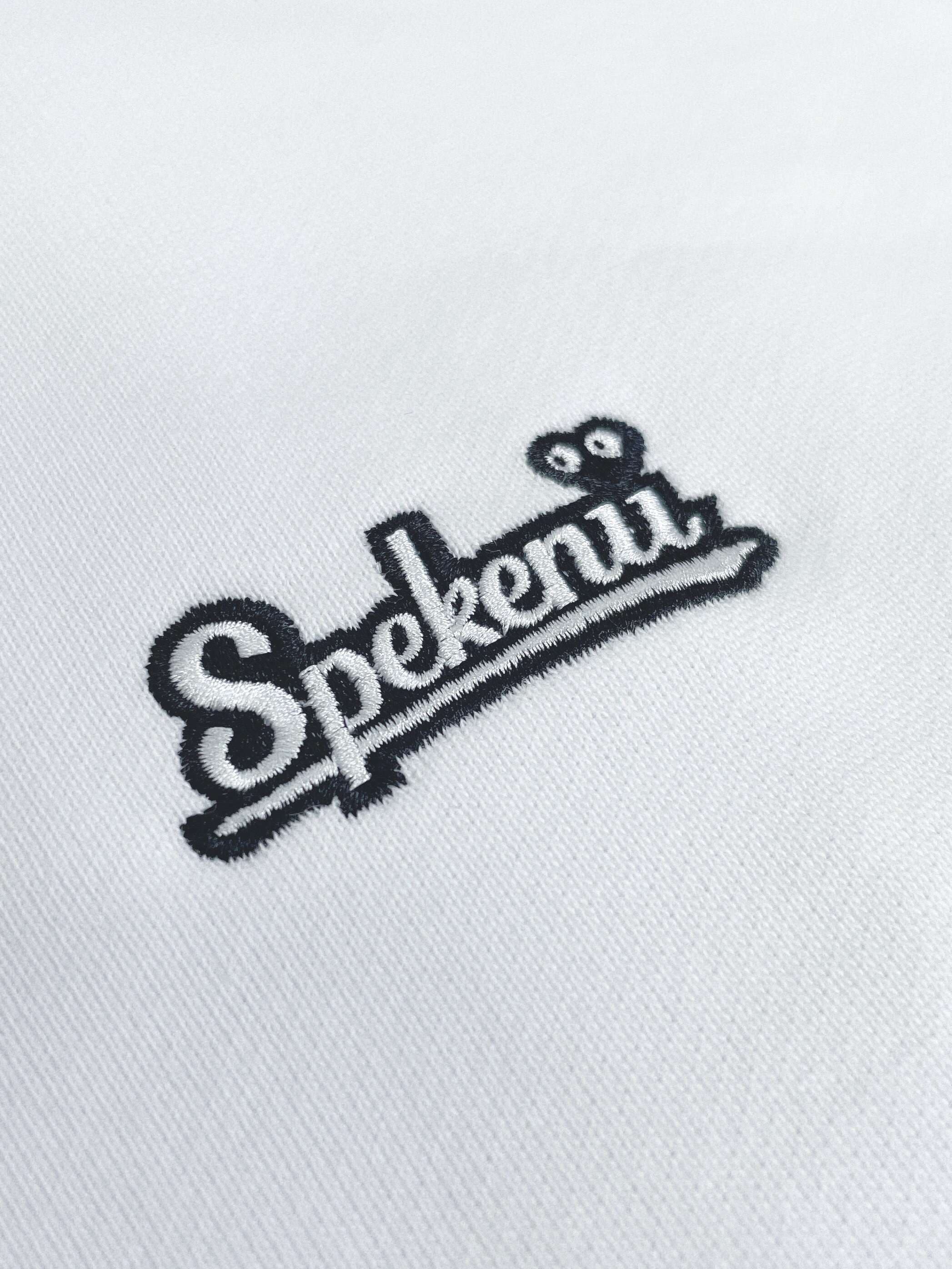 レディース シンプル刺繍ロゴ入りオーバーサイズ長袖スウェット