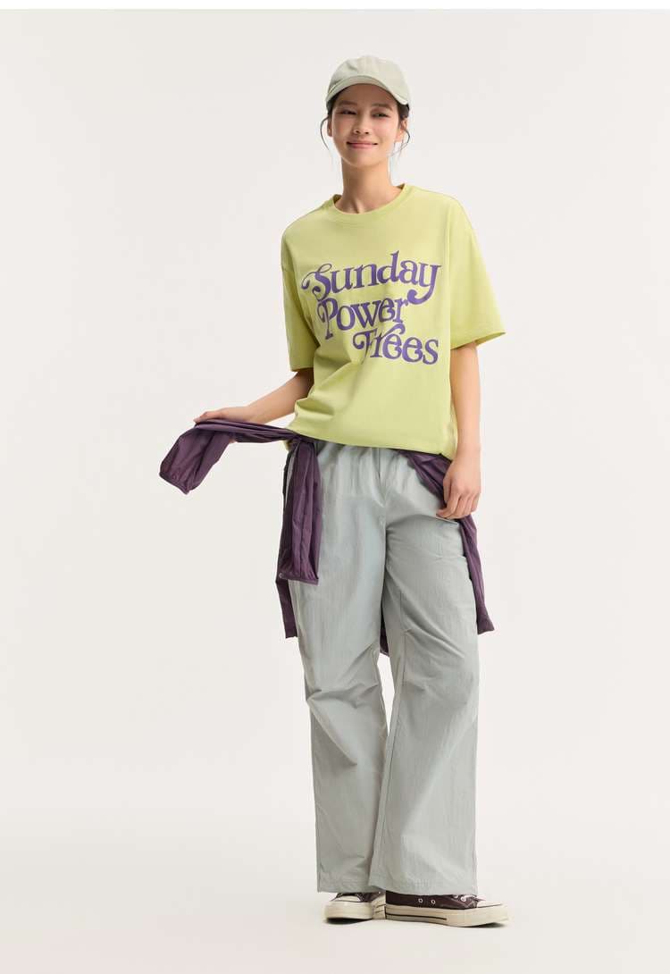 レディース スウェット サンデーパワーフリーズ ロゴTシャツ