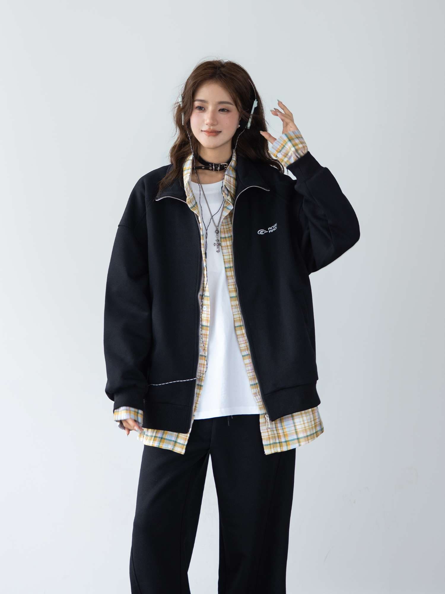 レディース リラックスワイドスウェットパンツ