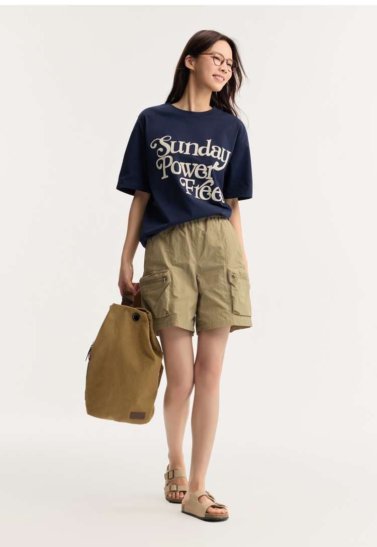 レディース スウェット サンデーパワーフリーズ ロゴTシャツ
