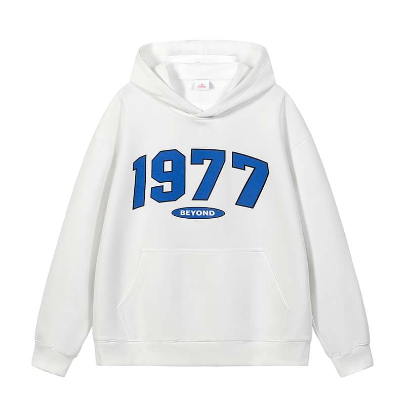 レディース スウェット 1977 ビヨンド プリント フーディー