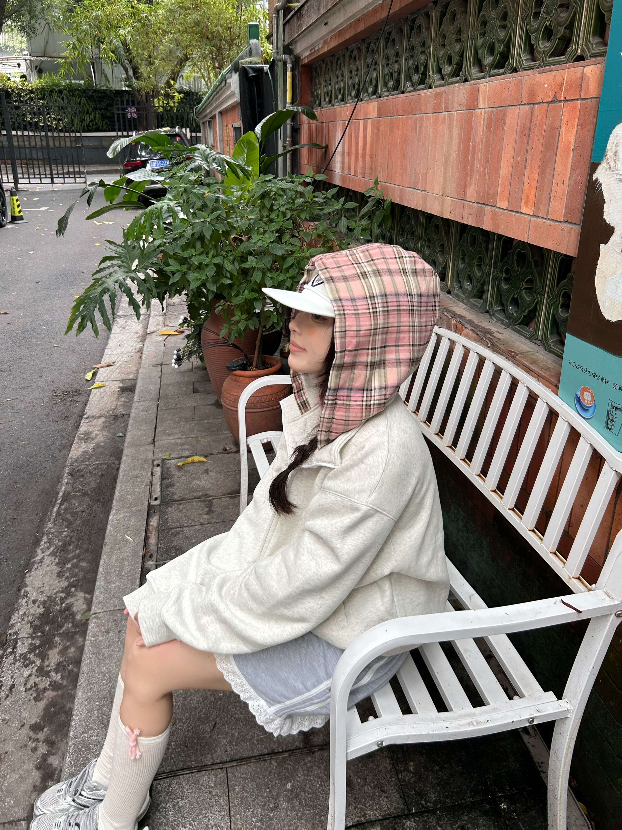 レディース スウェット ゆったりあったかパーカー