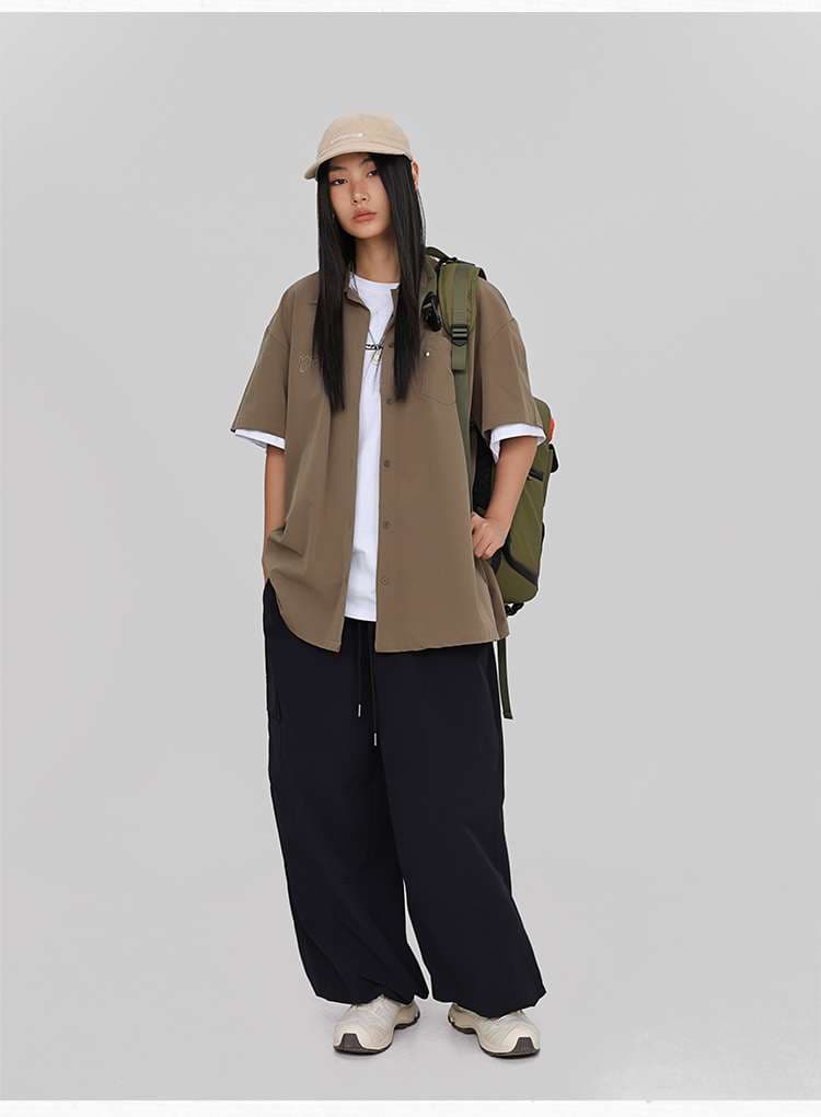 レディース スウェット ゆったりストリート系カーゴパンツ