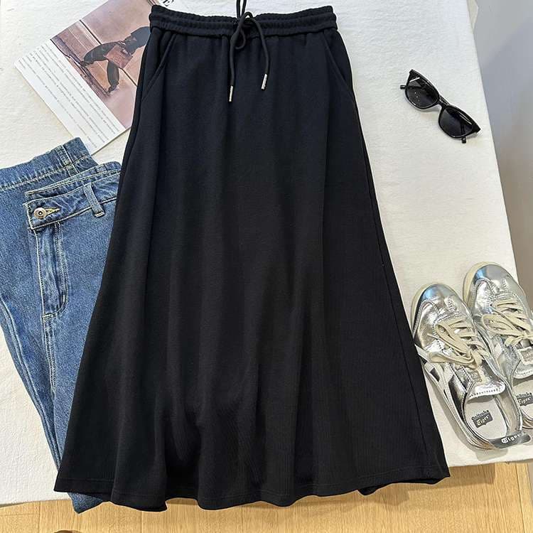 レディース ゆったりリラックスロングスウェットパンツ