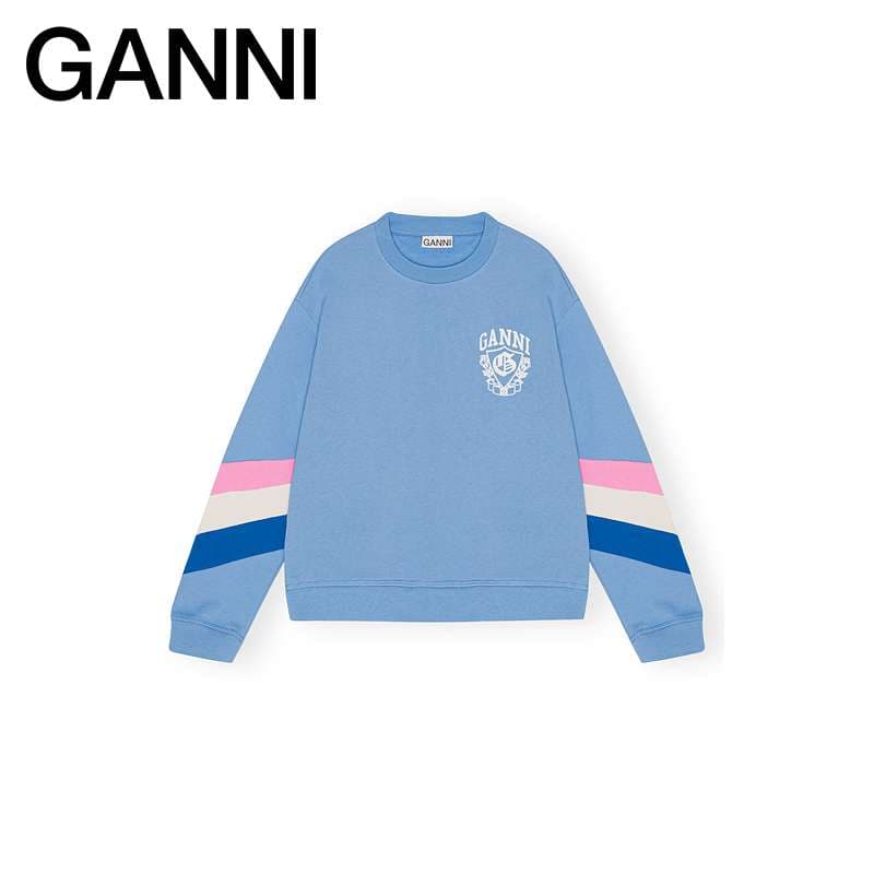 レディース GANNIトリコロールスウェットシャツ