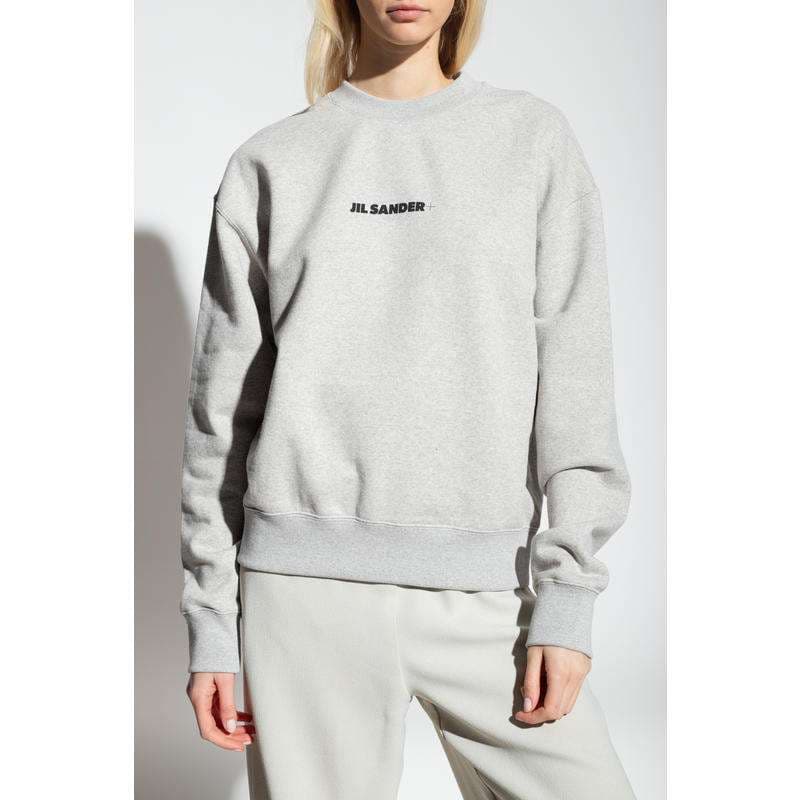 レディース JIL SANDER ロゴ入りクルーネックスウェット