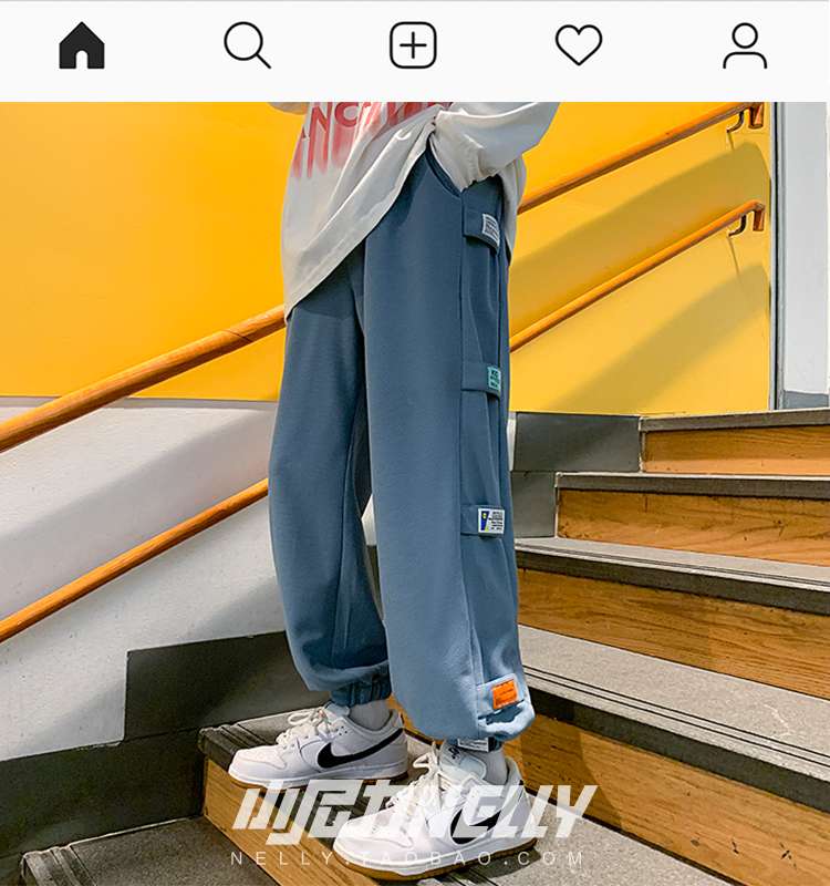レディース マルチタグ付き ルーズフィット スウェットパンツ