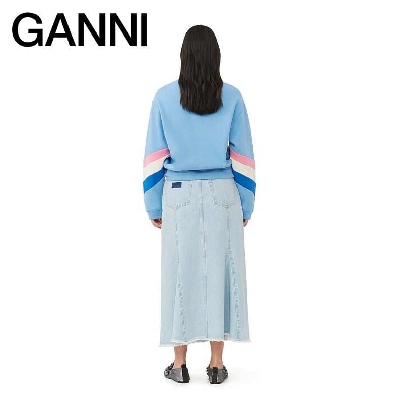 レディース GANNIトリコロールスウェットシャツ