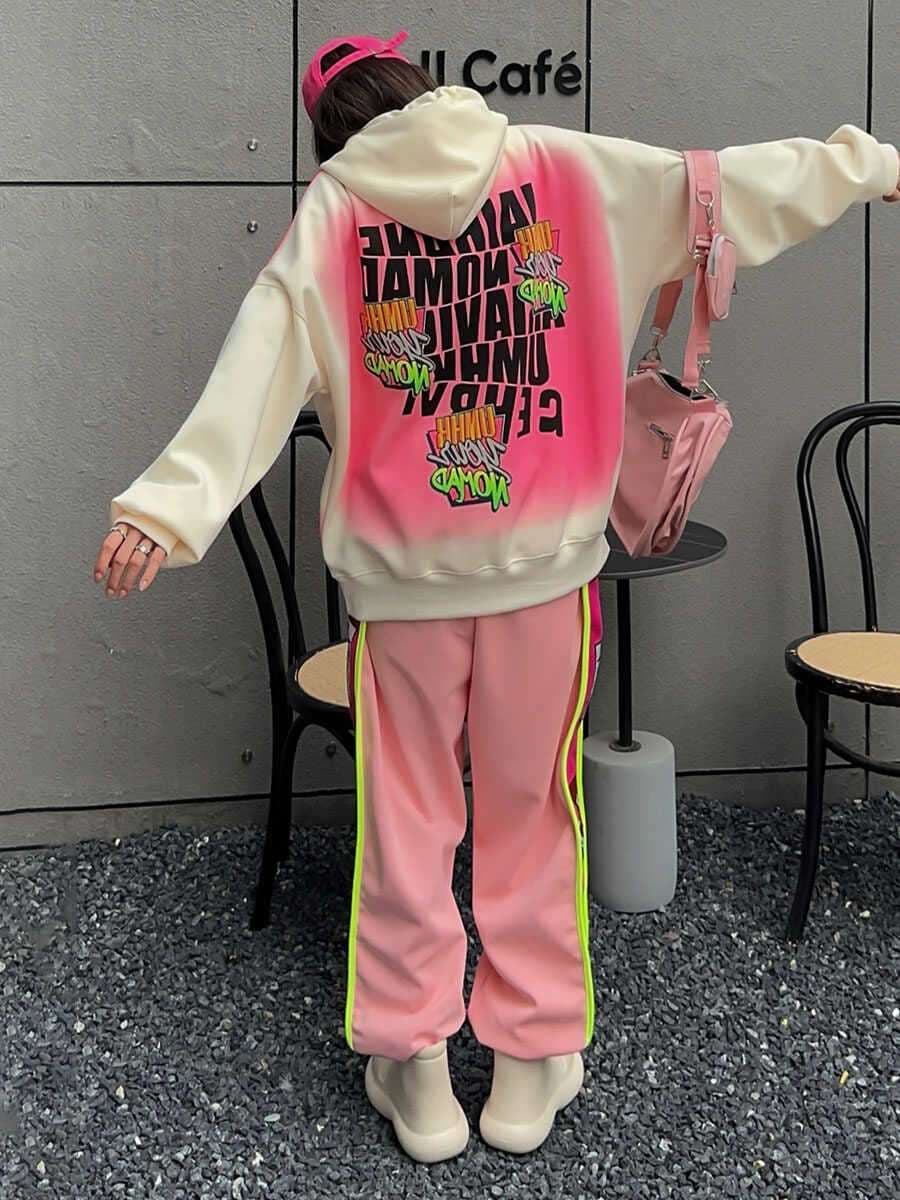 レディース スウェット ポップアートストリートパンツ